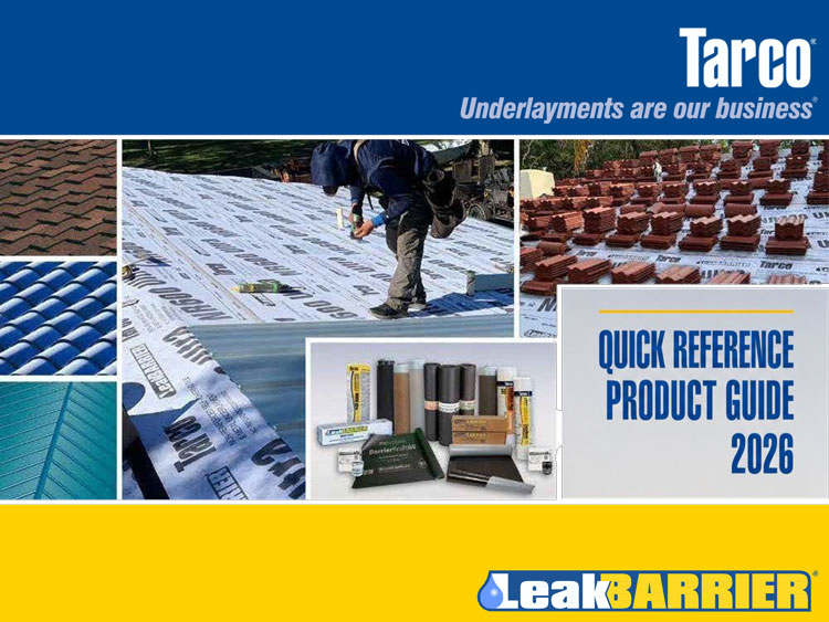 Tarco Quick Reference Product Guide 2026